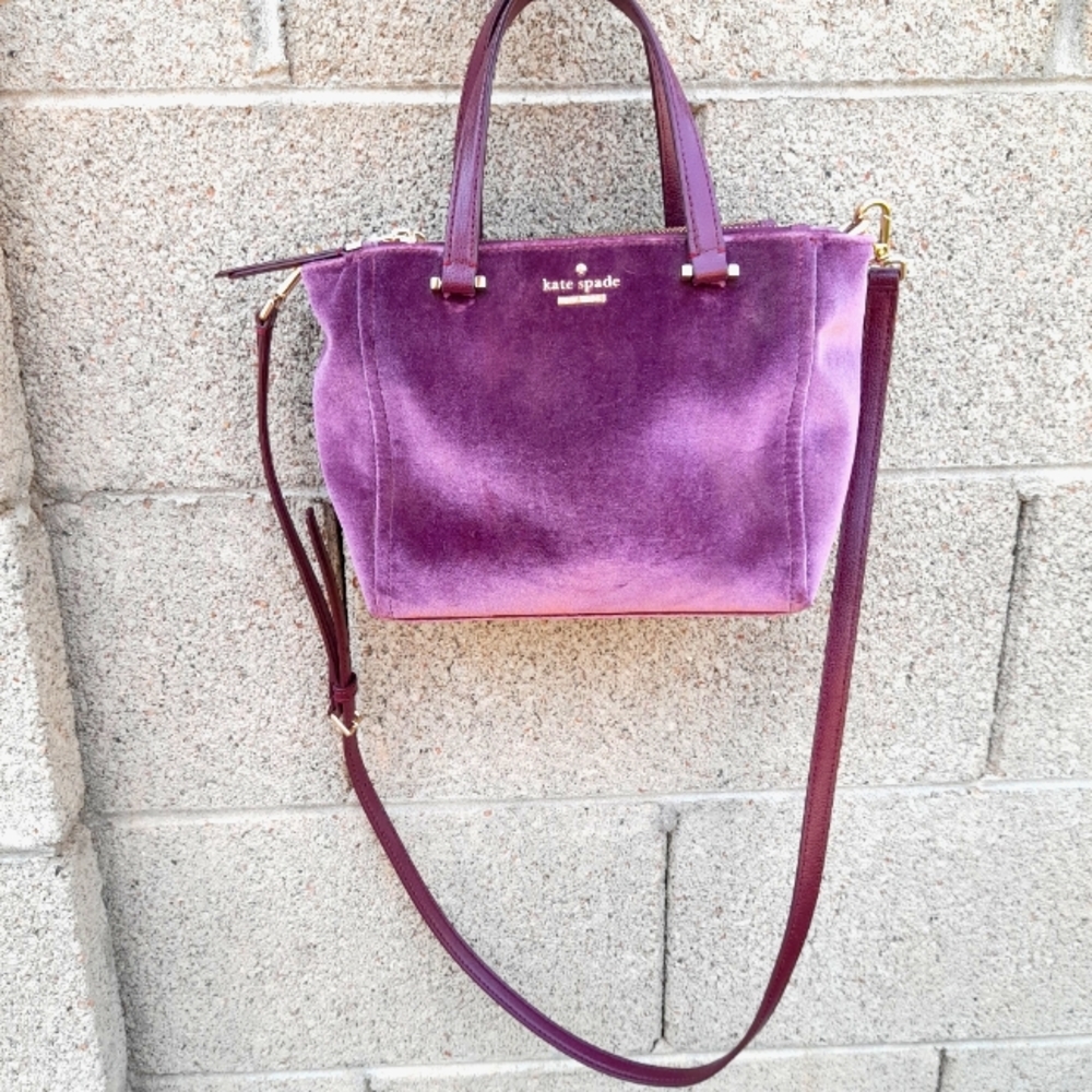 Kate Spade Dawn Velvet Mini Kona Crossbody